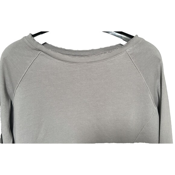 Frank & Eileen Size Large Tee Lab Asymmetric Sweatshirt Carbon Gray Cotton - Picture 8 of 11